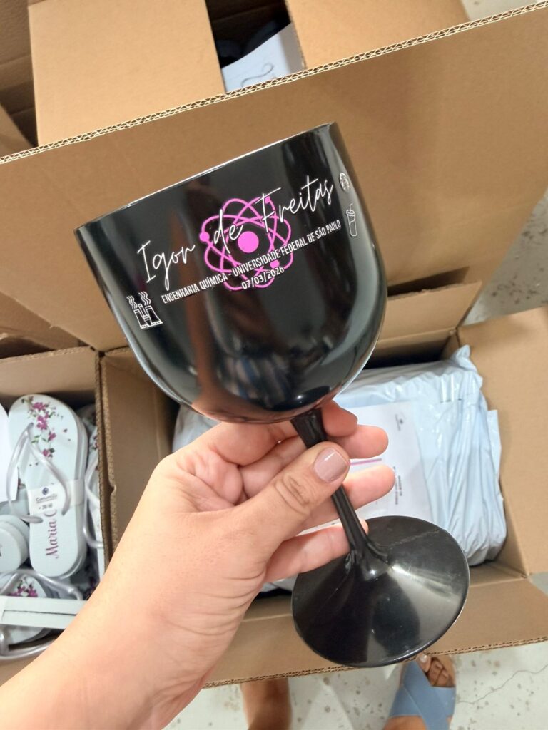 Taça Gin para lembrancinha de formatura