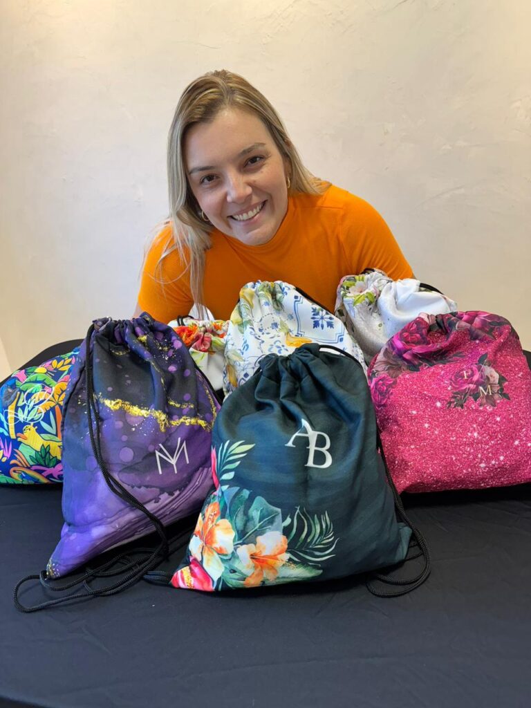 Sacochilas personalizadas para casamento