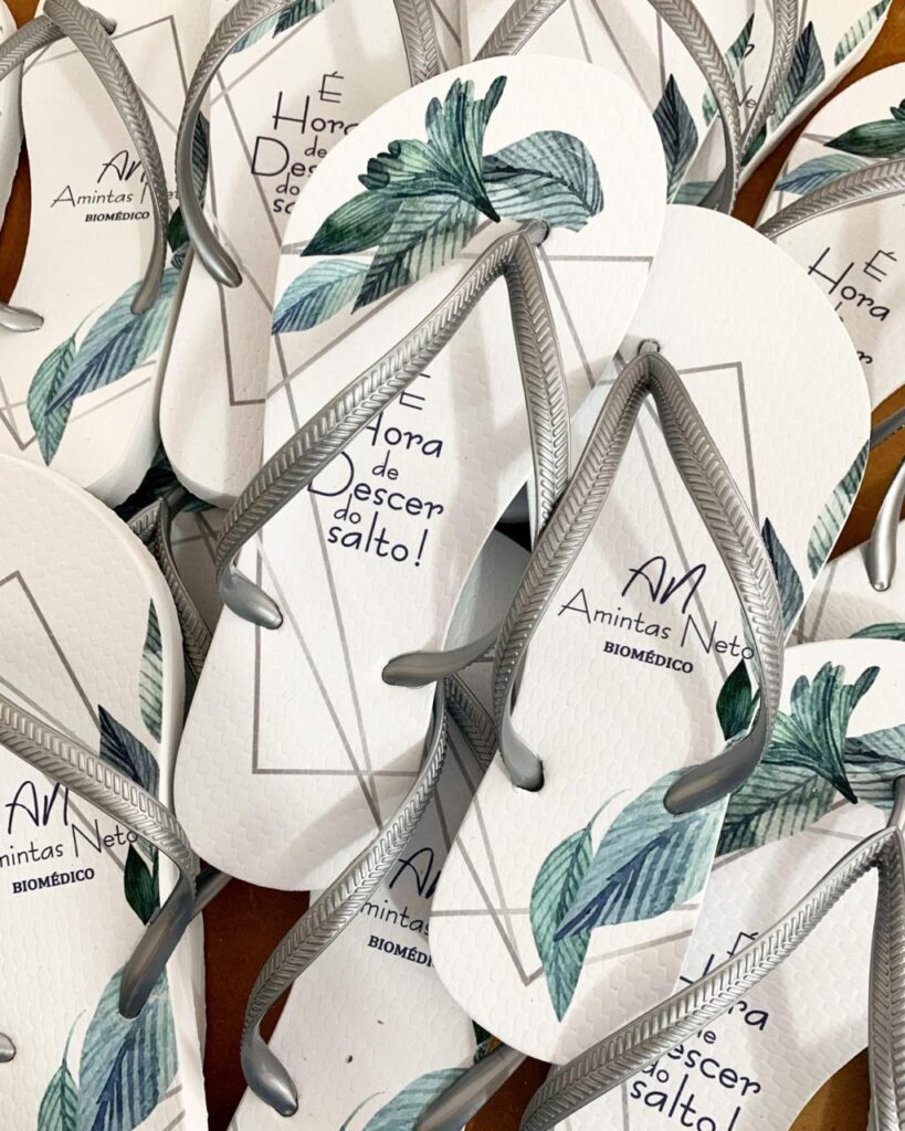 Chinelos personalizados