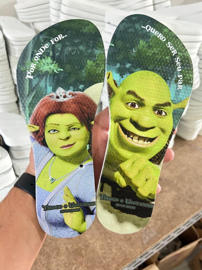Chinelo personalizado