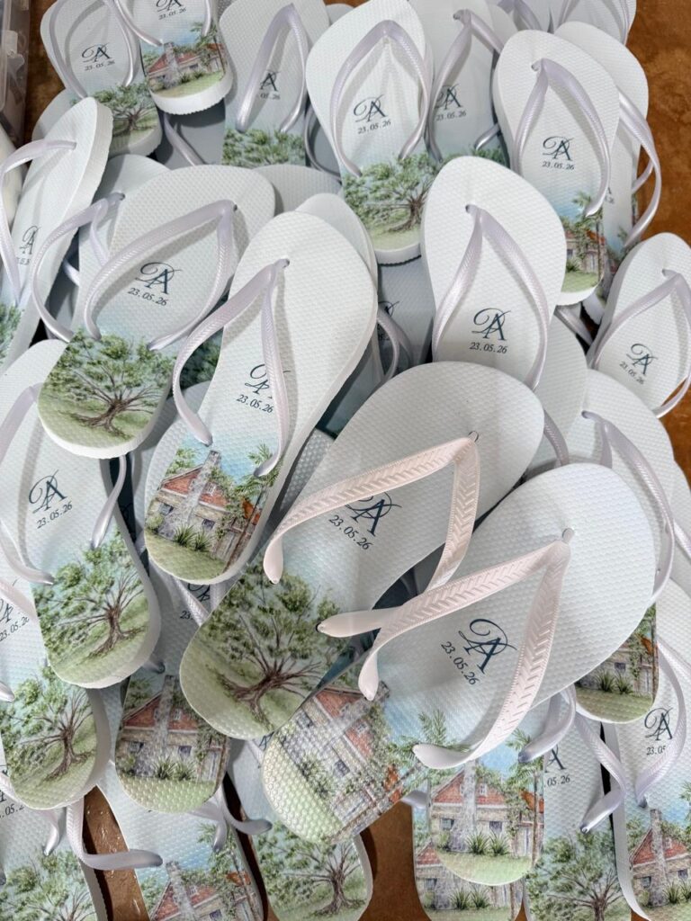 Chinelos personalizados