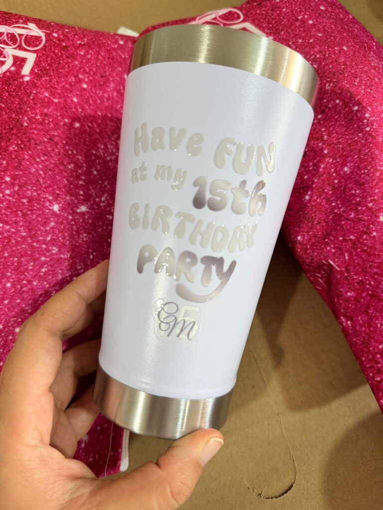 Copo personalizado lembrancinha 15 anos